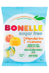Мармелад Bonelle без сахара со вкусом Мандарина и Лимона 90 г
